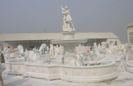 The Marble Tile and the Marble Statue