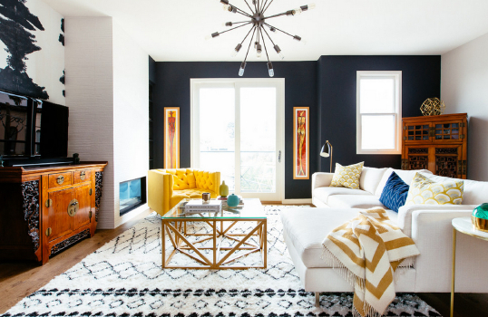 Room of the Day: A Glamorous Space With a Bohemian Touch