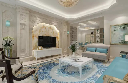 Marble sitting room decorates case