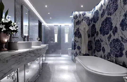 The bathroom is a great place to release stress in a day