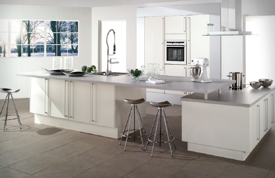 Artificial Quartz kitchen top-Modern kitchen